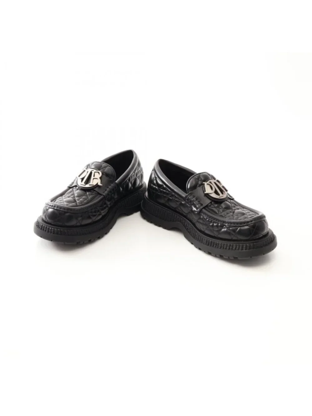 Dior Loafers Buffalo Cannage Leather